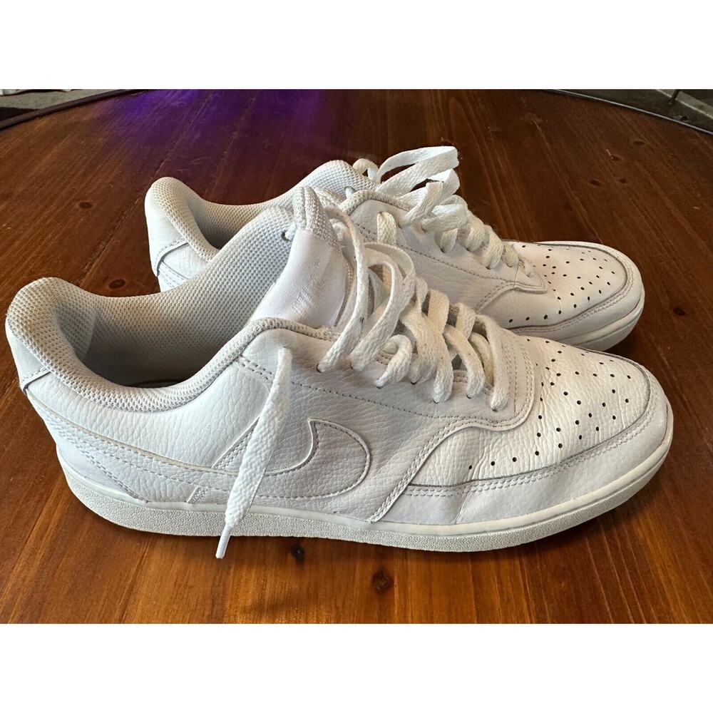 Nike Court Vision Low Triple White 2020 -CD5463-100 Size US 10 CLEAN